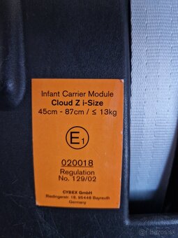 Cybex Cloud Z i-Size – plne funkčná autosedačka - vajíčko - 3