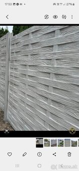 Betónové ploty, výroba, montáž - 3