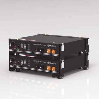 Predám kovový rám s klipsňami Pylontech Bracket-U3 - 3