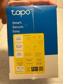 Bezpečnostná kamera TP-LINK Tapo C200 Pan/Tilt Home Securit - 3