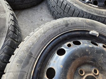 Plechové disky 5x100 + zimné pneu 185/55r15 - 3