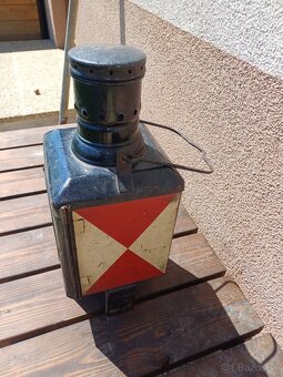 Stara železničiarska lampa - 3