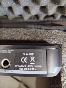 Bezdrôtovy mikrofón Shure PG58 - 3