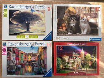 predám puzzle 1000ks- rôzne - 3