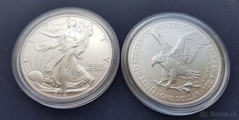 USA Silver Eagle 1986-2025 1oz investicne striebro - 3