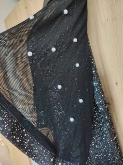 Uzasne perlickove spolocenske saty,nove,XL - 3