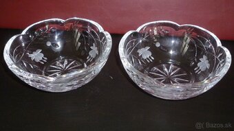 krištáľová miska - 2 kusy - 3