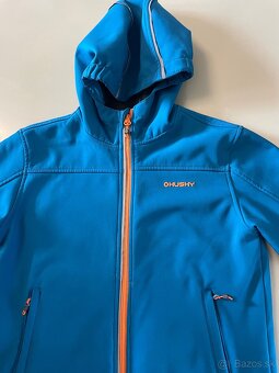 Bunda s kapucňou Softshell 134/140 - HUSKY - 3