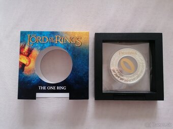 investičné strieborné mince lord of the rings pán prsteňov 1 - 3
