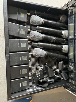 Predám wireless set Shure UR4D 6 kanál - 3
