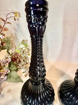 Párové svietniky hrubé sklo - 3