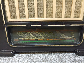 Vzácné staré retro rádio Tesla 413U - 3