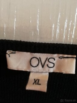 Čierne úpletové šaty, veľkosť XL - 3