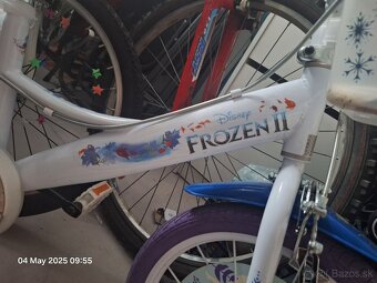 Frozen II detský bicykel 16 - perfektný stav - 3
