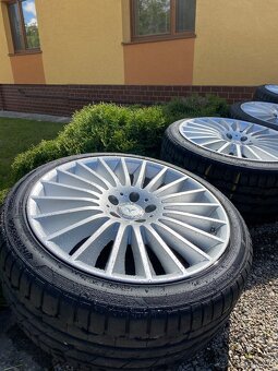 ✅Originálne disky Mercedes r19, Nové pneumatiky Hankook ✅ - 3