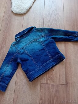 Riflová bundička, DENIM CO, velk. 98 - 3
