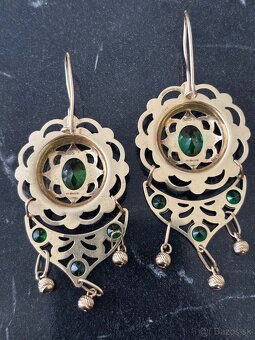 Zlate 14 k nausnice 585 - 3