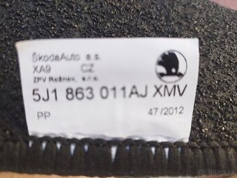 Textil koberčeky škoda Fabia 2 - 3
