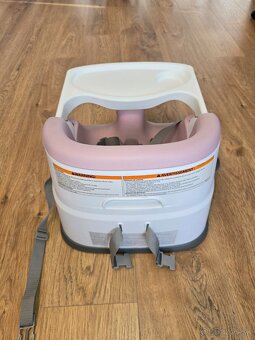 INGENUITY Podsedák na stoličku 2v1 Baby Base™ Peony 6m+ do 2 - 3