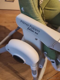 Polohovateľná jedálenská stolička Peg Perego - 3