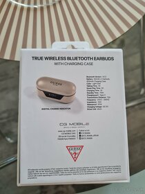 Guess true wireless bluetooth earbuds s nabíjacou stanicou - 3