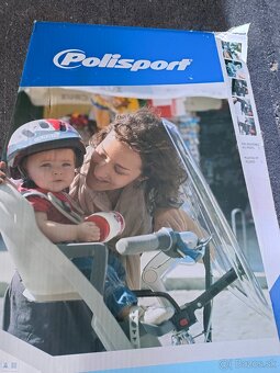 Detská cyklosedačka Polisport Guppy+ štít+ prilba - 3
