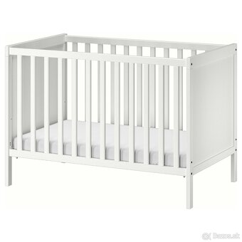 Detská postieľka IKEA SUNDVIK + výbava - 3