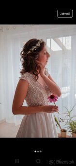 Moderné svadobné šaty Ivory - 3