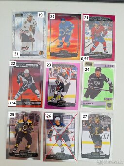 Hokejové kartičky Mix NHL + Slováci - 3