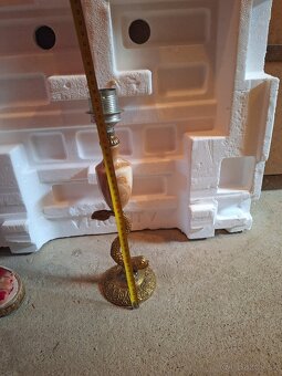 Starozitna mosadzna lampa - 3