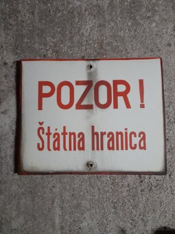 Smaltove cedule z čias ČSSR - 3