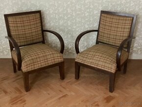 Dve kresla starožitné 1930-40 - 3