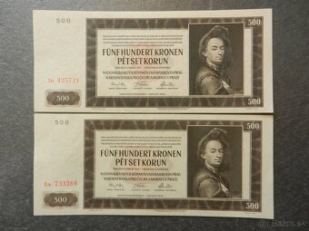 Bankovky protektorát 10 neperforované - 3