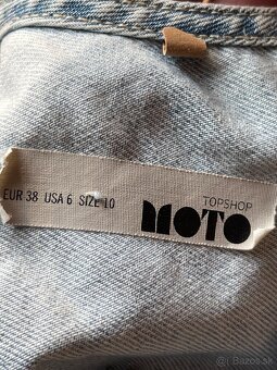 TOPSHOP denimové šortky na traky - M - 3