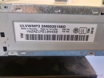 Autorádio RCD210 mp3 - 3