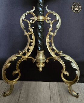 Luxusná starožitná teleskopická lampa v štýle Napoleon III. - 3