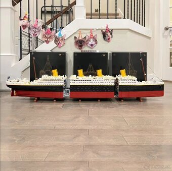 Stavebnica TITANIC + EIFFEL TOWER - nové, nehrané - typ lego - 3