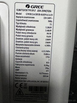Klimatizacia GREE PULAR 3,2KW - 3