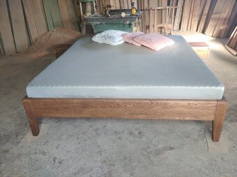 Dubová posteľ bez čela Vilma - 3