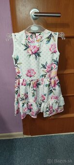 Spoločenské šaty s bolerkom veľ 128 - 3