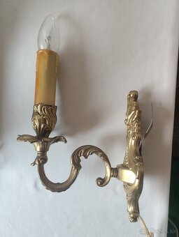 Mosadzné retro lustre - 3