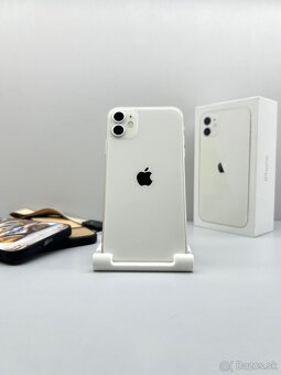 iPhone 11 WHITE NOVÁ BATÉRIA 100%+ CUTE KRYTY - 3