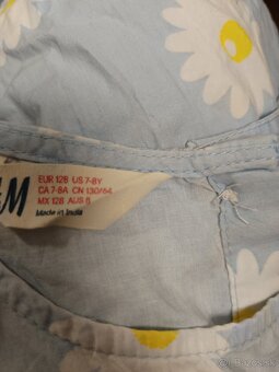 3x letne saty H&M v.128 - 3