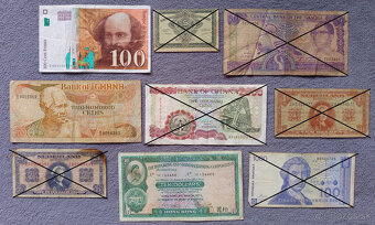 Bankovky z obehu svet 2 - 3