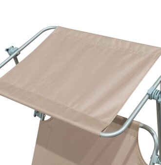 Záhradné lehátko so strieškou (nové) - 3