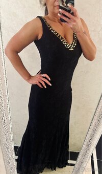 Damske spoločenske šaty čierne - 3