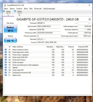 SSD Gigabyte 240gb - 3