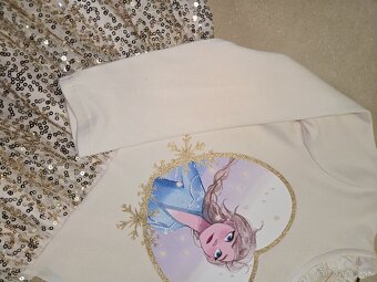 Šaty FROZEN 134 - 3