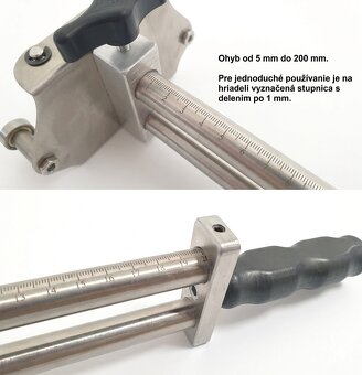 Rolovacia ohýbačka 200mm ohyb do 100° - 3