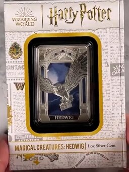 investičné strieborné mince proof Harry Potter tehlička - 3